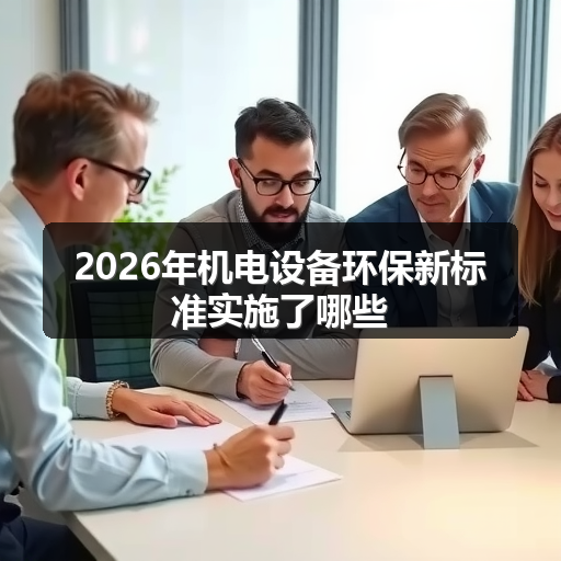 2026年机电设备环保新标准实施了哪些