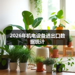 2026年机电设备进出口数据统计