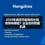 2026年高效节能电机补贴政策有哪些？企业如何把握机遇