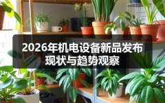 2026年机电设备新品发布现状与趋势观察