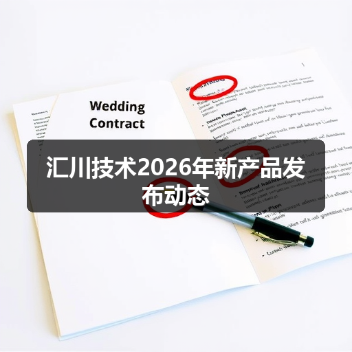汇川技术2026年新产品发布动态 正文配图