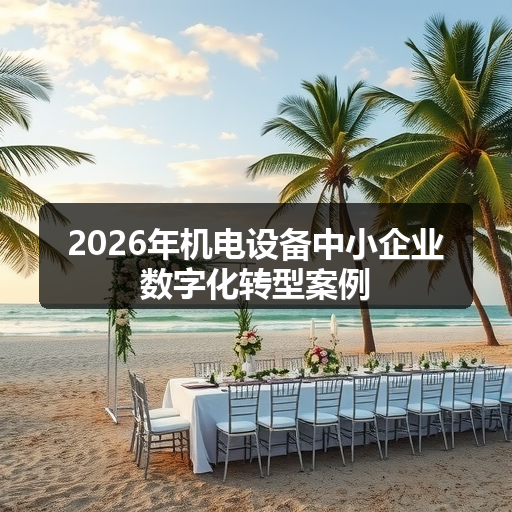 2026年机电设备中小企业数字化转型案例 正文配图