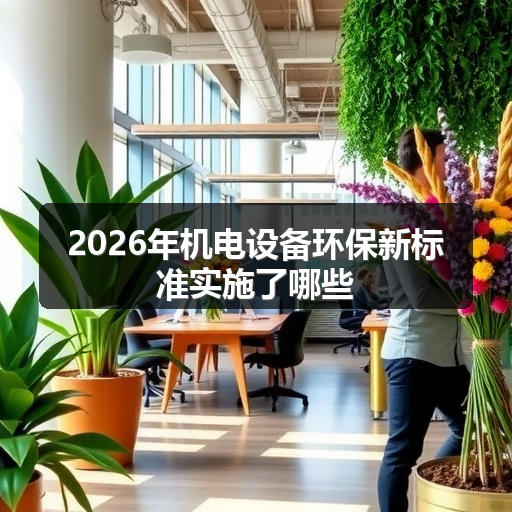 2026年机电设备环保新标准实施了哪些 正文配图