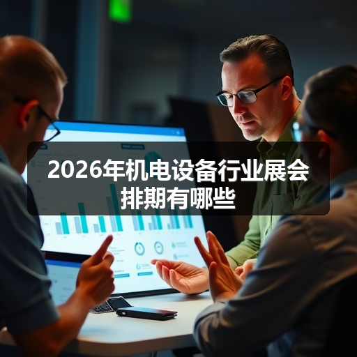 2026年机电设备行业展会排期有哪些 正文配图