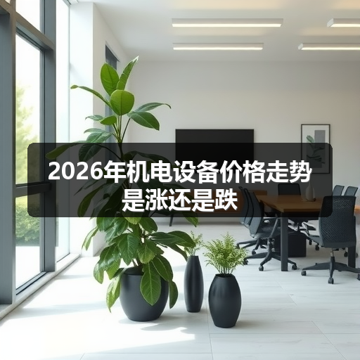 2026年机电设备价格走势是涨还是跌 正文配图