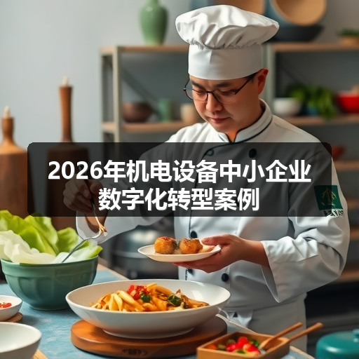 2026年机电设备中小企业数字化转型案例 正文配图