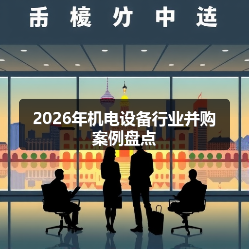 2026年机电设备行业并购案例盘点 正文配图