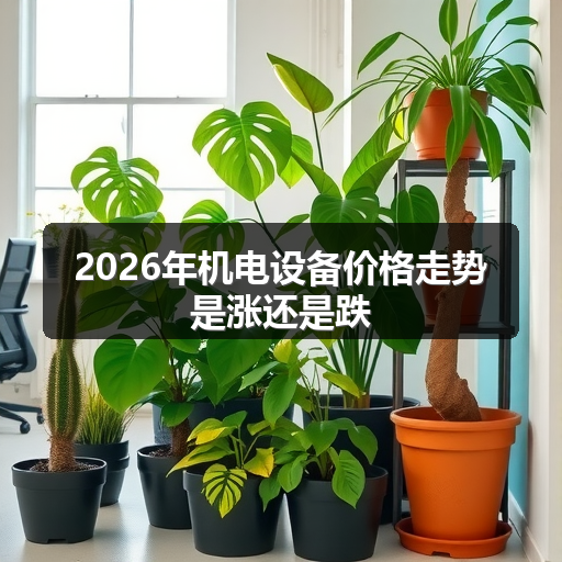 2026年机电设备价格走势是涨还是跌 正文配图